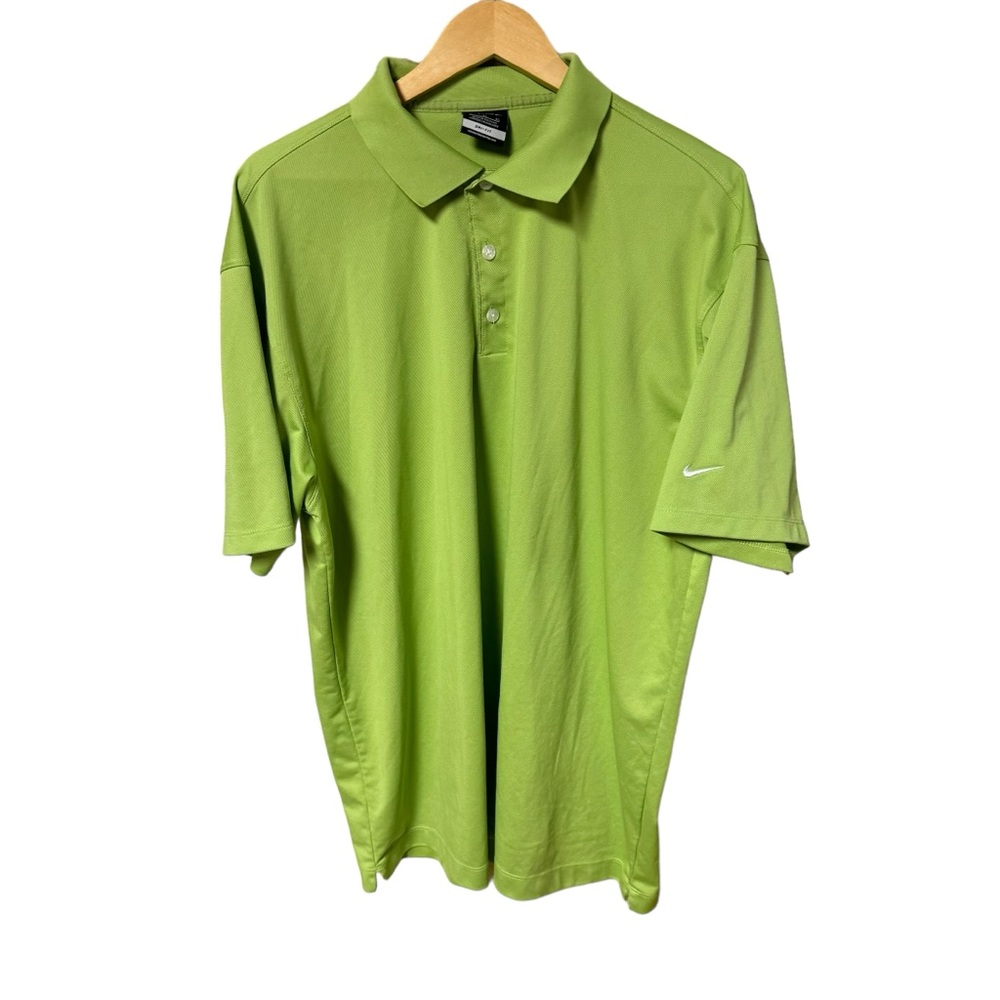 Nike golf men’s size XL short sleeve green polo